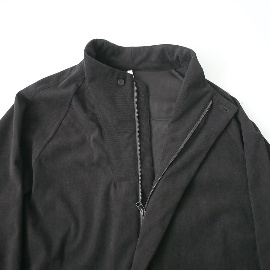 FIRMUM｜フィルマム｜ポリエステル・経編コーデュロイ スタンドカラー