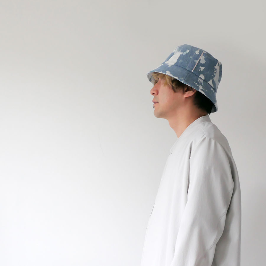 visvim kofu古布デニムブルー バケットハット M/L visvim kofu古布デニムブルー バケットハット M/L visvim kofu