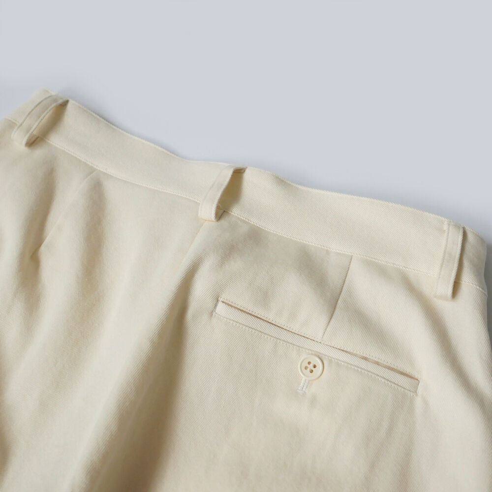 ランボ様 WIRROW｜ウィロウ｜COTTON TWILL TUCK PANTS｜152137-121｜