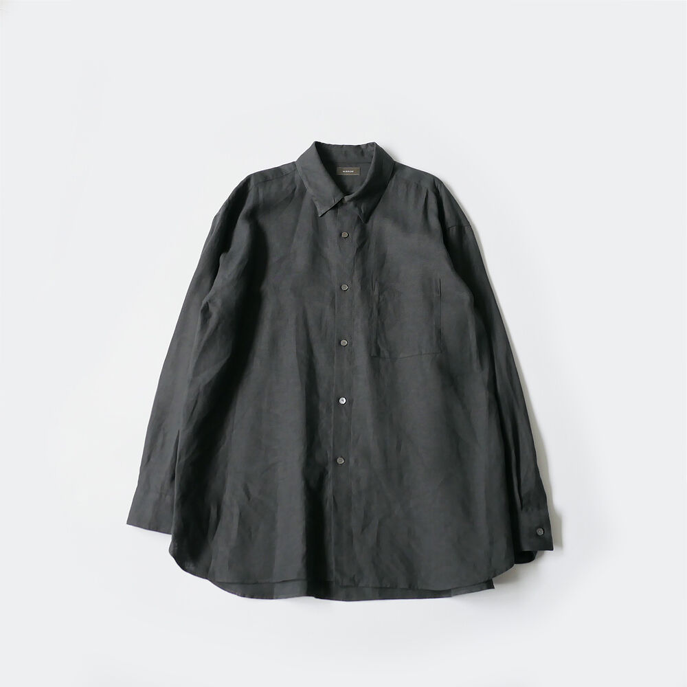 WIRROW｜ウィロウ｜リネンレギュラーカラーシャツ｜571162-121