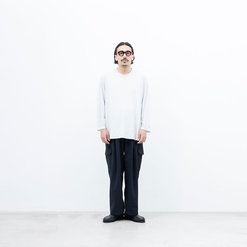 【週末限定値下】ULTERIOR ナイロン エアポプリン パンツ 上代4.4万 04年製 US AIR FORCE PTU PANTS 紺 L-REGULAR 米空軍 USAF エア
