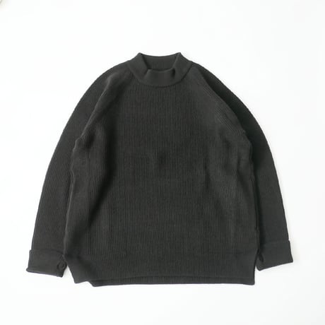 CURLY カーリー |AZTEC CN SWEATER｜223-35101｜SLATE BLUE / BLACK｜SIZE3