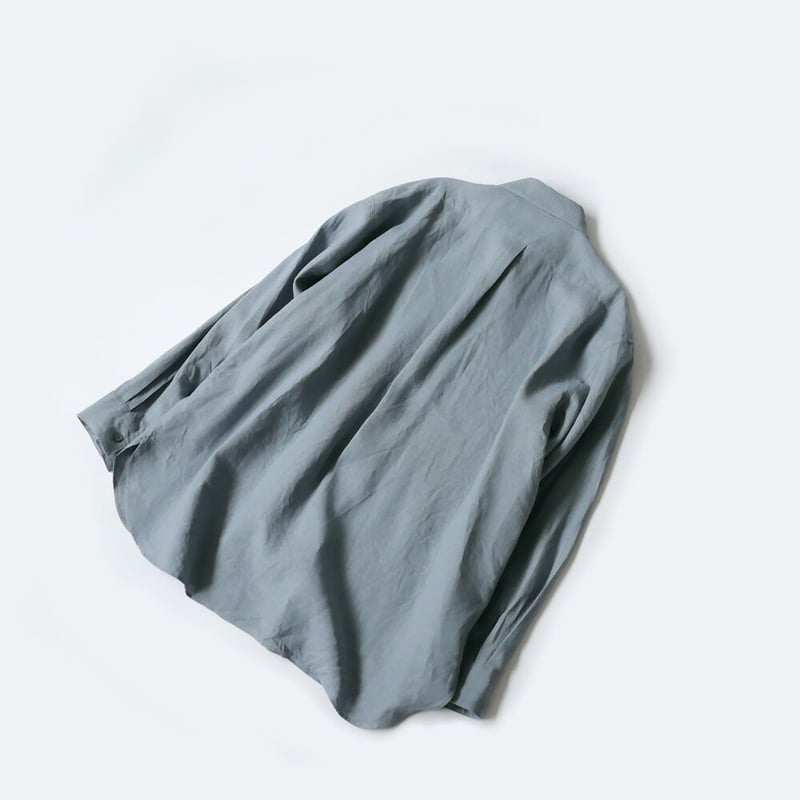 WIRROW｜ウィロウ｜リネンレギュラーカラーシャツ｜571162-121