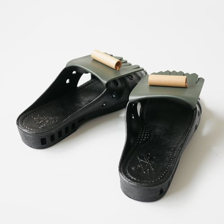 bench｜ベンチ｜ベンサン｜BENSAN-D WOOD PIPE BY KENJI ITO｜ベンサンDウッドパイプ｜BE-SA08｜KHAKI / BLACK
