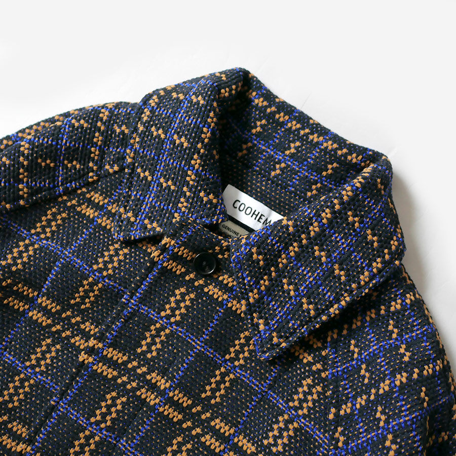 COOHEM| コーヘン | RETRO CHECK TWEED COAT ｜レトロチェック