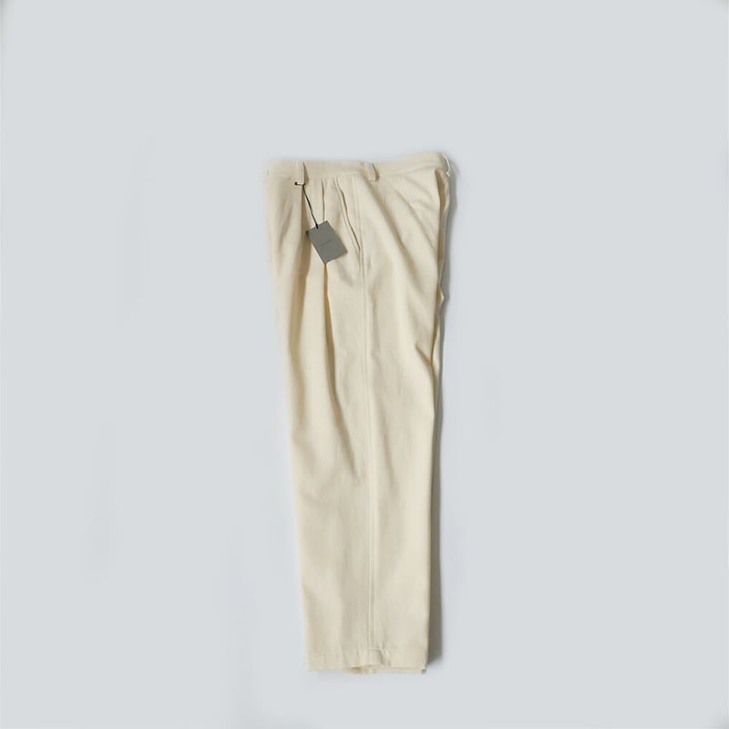 WIRROW｜ウィロウ｜COTTON TWILL TUCK PANTS｜152137-121｜...