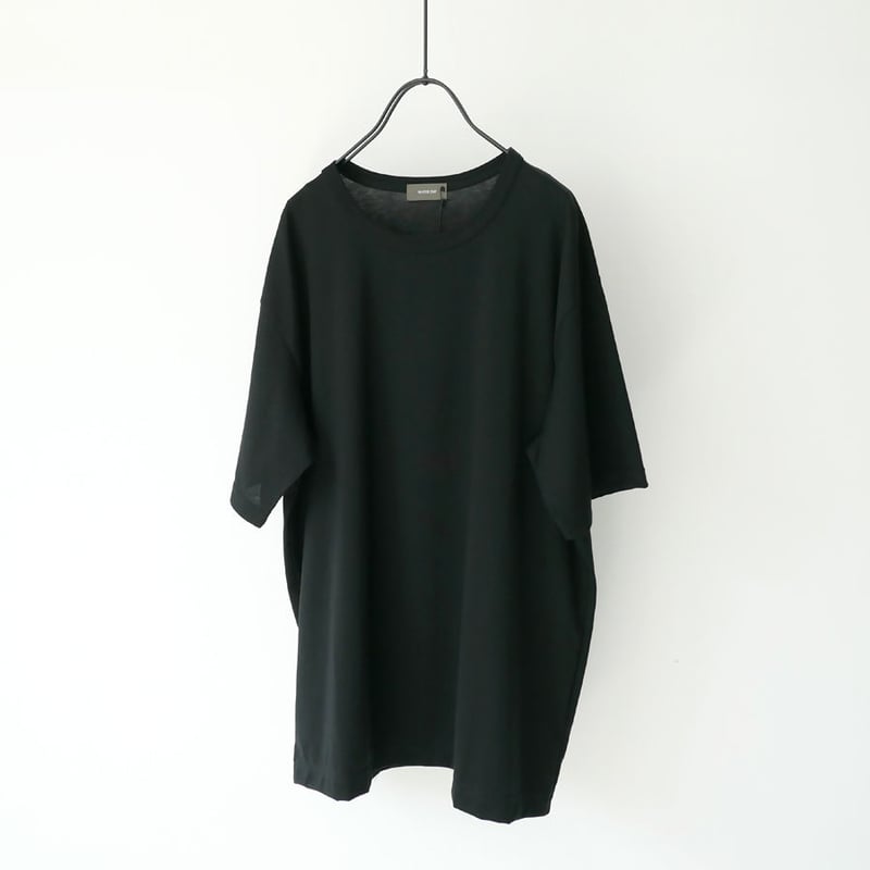 WIRROW｜ウィロウ｜crewneck T-shirt｜size2｜BLACK | GOUA
