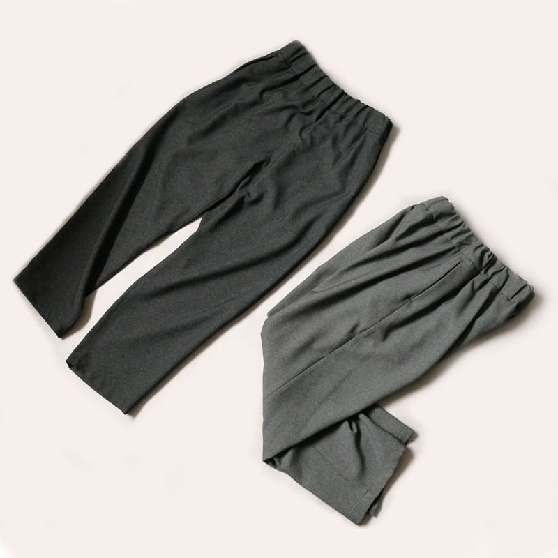 Wdoubleポリエステルパンツ黒　ovy Wdoubleポリエステルパンツ黒 ovy