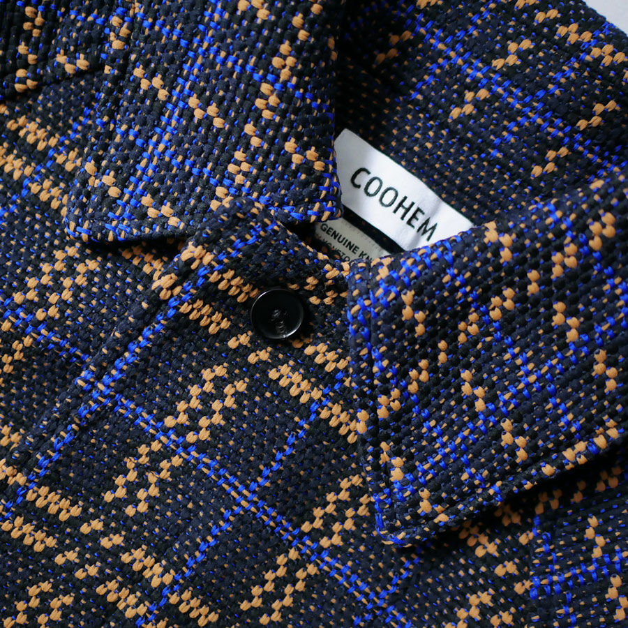 COOHEM| コーヘン | RETRO CHECK TWEED COAT |レトロチェック COOHEM| コーヘン | RETRO CHECK TWEED COAT |レトロチェック