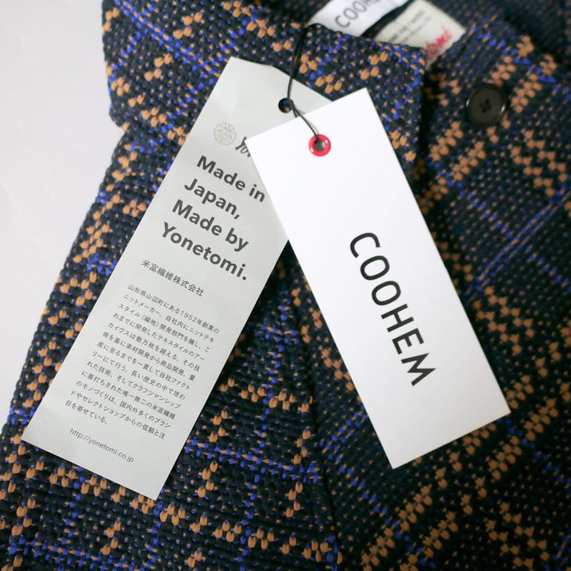 COOHEM| コーヘン | RETRO CHECK TWEED COAT |レトロチェック COOHEM| コーヘン | RETRO CHECK TWEED COAT |レトロチェック