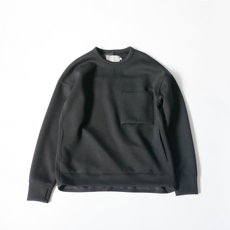 CURLY カーリー |TWILL DOUBLE JERSEY P/O｜223-33101｜BLACK｜ SIZE2
