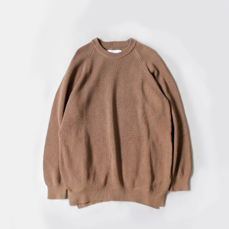 CURLY | カーリー |ASSEMBLY CREW KNIT ｜201-35011｜GRE