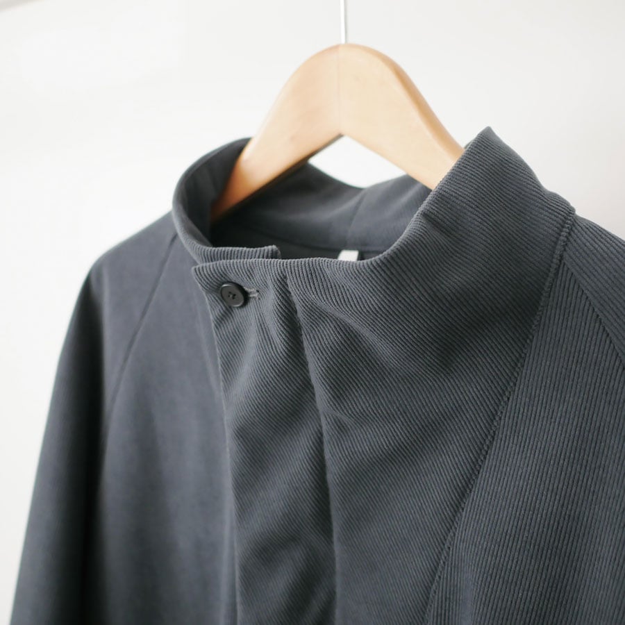 FIRMUM｜フィルマム｜ポリエステル・経編コーデュロイ スタンドカラー  