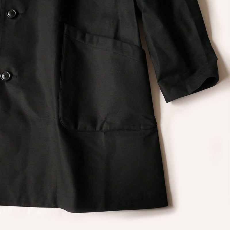 nisica ニシカ |ダブルボタンパラフィンコート|BLACK|SIZE3 nisica ニシカ |ダブルボタンパラフィンコート|BLACK|SIZE3