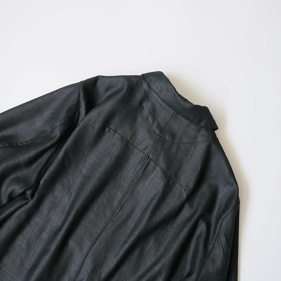 美品 NO CONTROL AIR リネン ライク チンツブッチャー シャツ 美品 NO CONTROL AIR リネン ライク チンツブッチャー シャツ