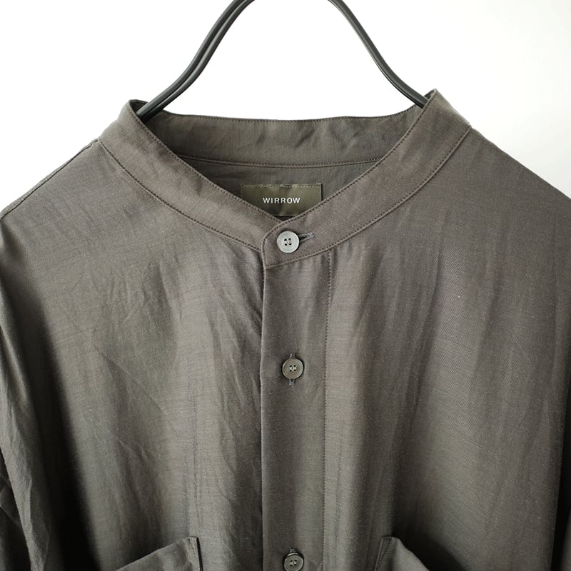 WIRROW｜ウィロウ｜ stand collar shirt｜size2/size3｜521