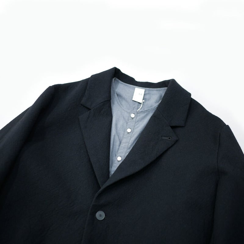 No Control Air ジャケット46 黒 NO CONTROL AIR ノーコントロールエアー｜ライトクレープダブル