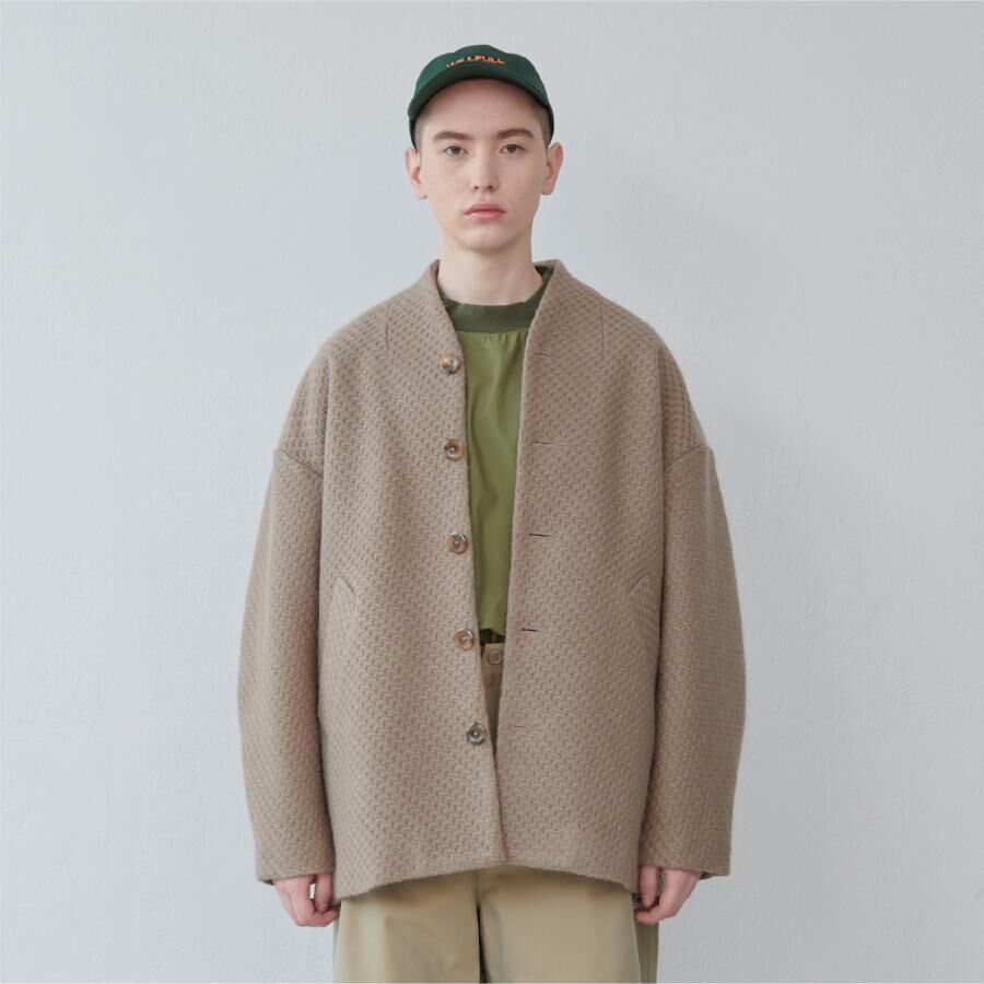 KELEN｜ケレン｜ NO COLLAR JQ EGG JACKET エッグジャケット｜siz