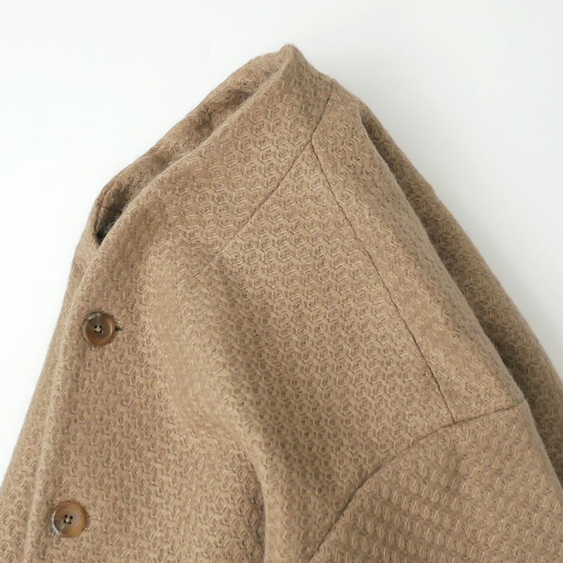 KELEN｜ケレン｜ NO COLLAR JQ EGG JACKET エッグジャケット｜siz