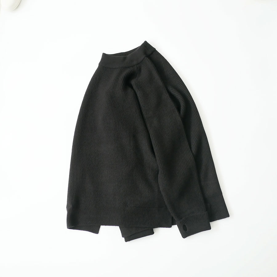 CURLY カーリー |AZTEC CN SWEATER｜223-35101｜SLATE BL