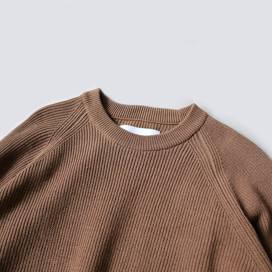 CURLY | カーリー |ASSEMBLY CREW KNIT ｜201-35011｜GRE...