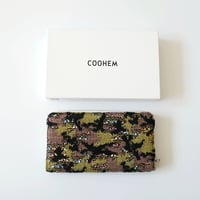 COOHEM｜コーヘン｜KNIT TWEED WALLET LARGE - CAMOUFLAGE TWEED｜ツイードウォレット｜41-170-011｜CAMO