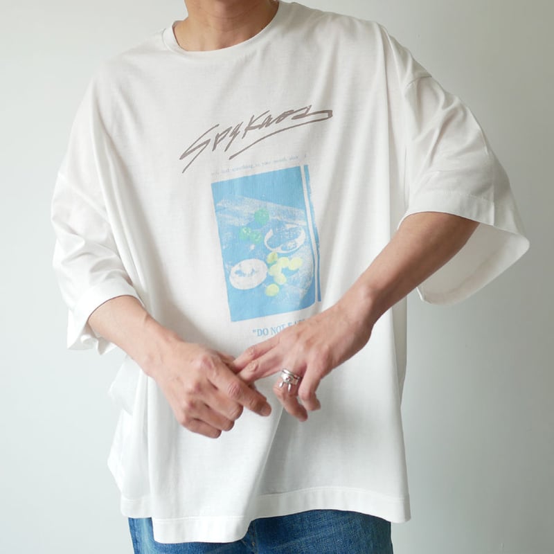 SPOLOGUM スポロガム　　BIG TEE SPOLOGUM｜スポロガム｜ Tシャツ cut&sewn｜sizeFREE｜WHITE |