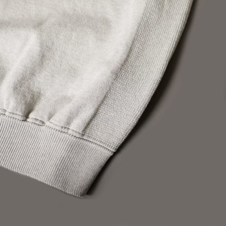 COOHEM| コーヘン | UNISEX_COLOR MIX COTTON SILK PULLOVER｜コットンシルクプルオーバー|GREY｜ 15-212-001｜SIZEL