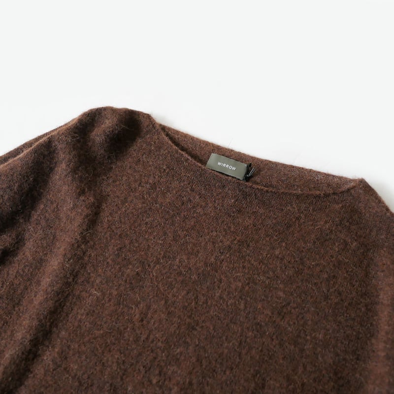 WIRROW｜ウィロウ｜Alpaca wool wide knit pullover｜size