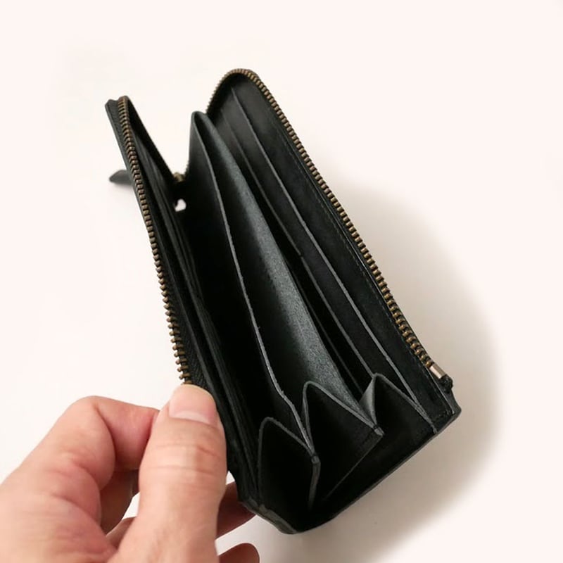 nisica ニシカ |レザーロングウォレット（ジップタイプ） カウレザー