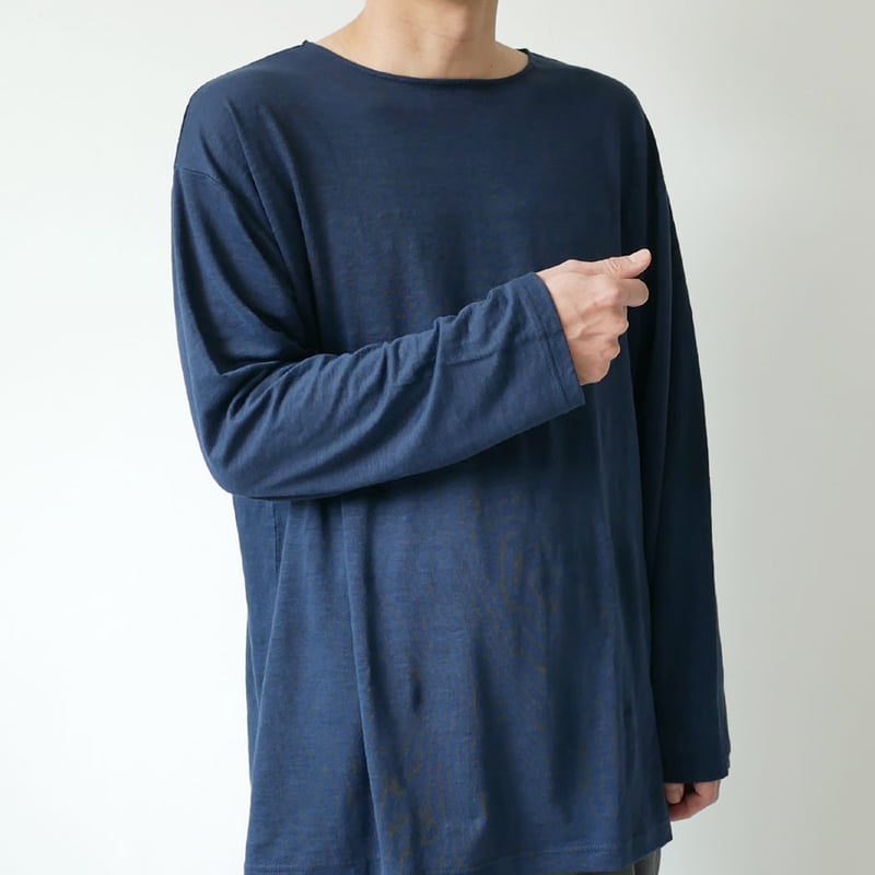 WIRROW｜ウィロウ｜Linen long sleeve cut&sewn｜size2/si