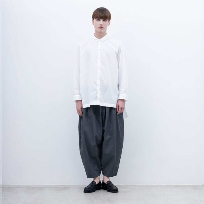 ノーコントロールエア マカロニポリエステル スーパーワイドテーパードパンツ NO CONTROL AIR (ノーコントロールエアー) クールマックス