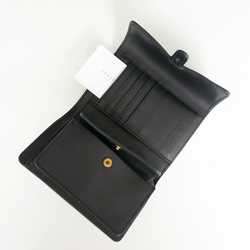 STYLECRAFT スタイルクラフト WM-SN-01 三つ折り財布 BLACK | GOU
