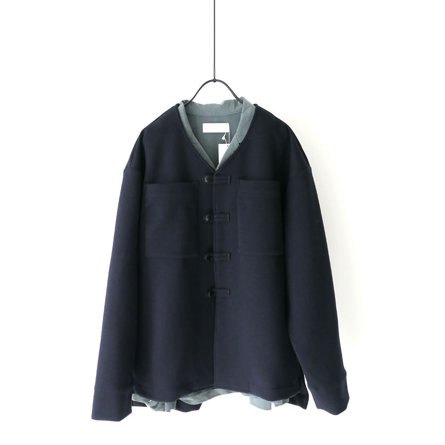 bunt バント |SHIWADAN LOOP BUTTON JACKET ｜19AW_CO04｜SIZE3｜NAVY