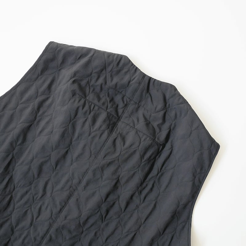 NO CONTROL AIR キルティングベスト NO CONTROL AIR / キルティングベスト/XS/ポリエステル/BLK/無地