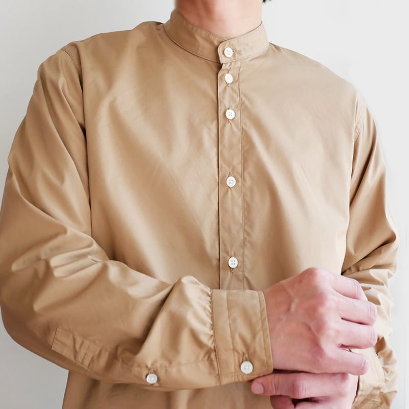 nisica ニシカ ohh! nisica |プルオーバーシャツ｜BEIGE | GOUA