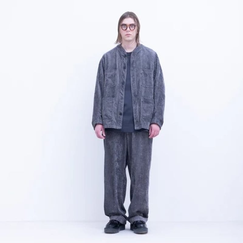 FIRMUM フィルマム 2024AW グロッシーコーデュロイ カーディガン FIRMUM ｜フィルマム｜綿レーヨン・グロッシーコーデュロイ