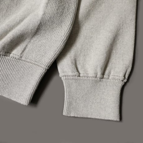 COOHEM| コーヘン | UNISEX_COLOR MIX COTTON SILK PULLOVER｜コットンシルクプルオーバー|GREY｜ 15-212-001｜SIZEL