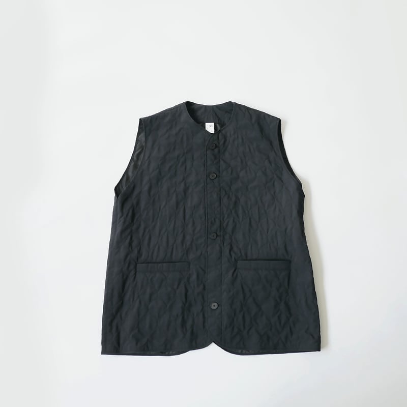【美品】no control air キルティングベスト nc172vt no control air キルティングベスト nc172vt ブラック M（NO