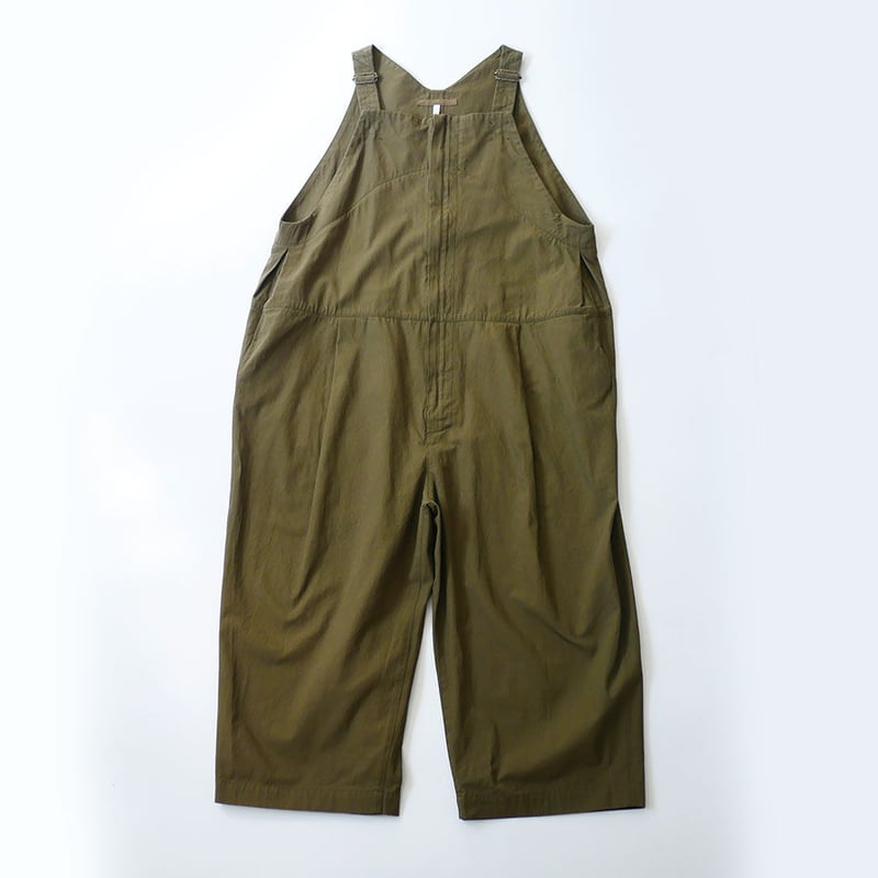 FIRMUM ｜フィルマム｜ビッグオーバーオール｜SIZE S｜OLIVE/SAGE GREY