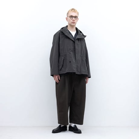 FIRMUM｜フィルマム｜ナイロンタッサーガーメントダイ スタンドカラー