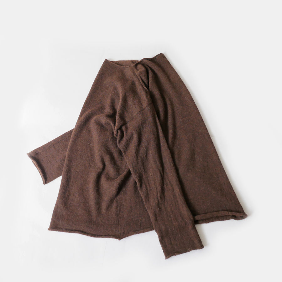 WIRROW｜ウィロウ｜Alpaca wool wide knit pullover｜size...