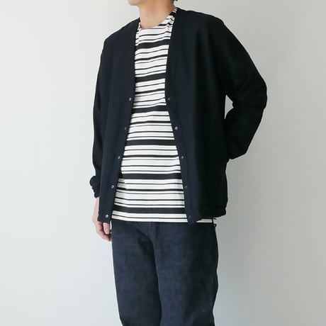 CURLY | カーリー | BRIGHT CARDE  Kersey｜カーディガン| 201-34031SD｜SIZE2　SIZE3｜D NAVY