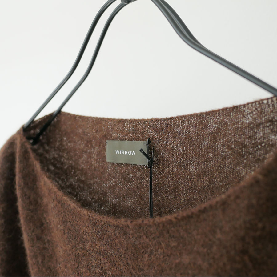 WIRROW|ウィロウ|Alpaca wool wide knit pullover|size WIRROW|ウィロウ|Alpaca wool wide knit pullover|size