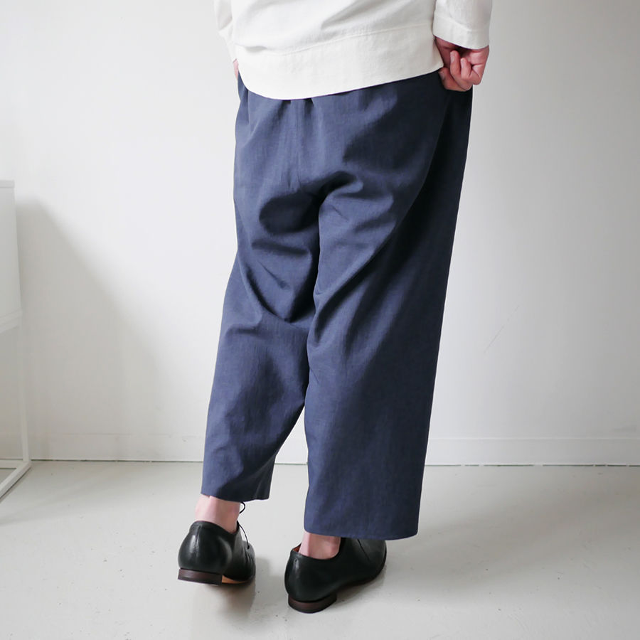 NO CONTROL AIR 強撚ポリエステル 経2重織 ギャザーイージーパンツ NO