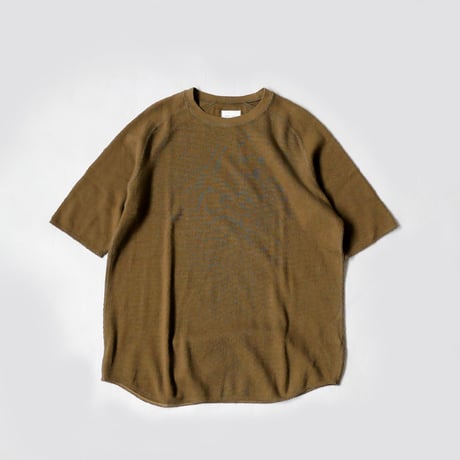 CURLY | カーリー | CLOUDY H/S TEE｜ハーフスリーブTシャツ| OLIVE｜SIZE2/3