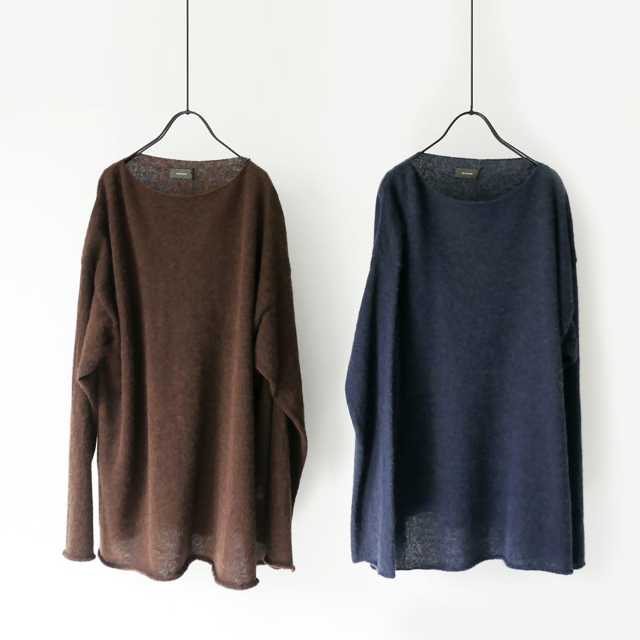 WIRROW｜ウィロウ｜Alpaca wool wide knit pullover｜size...