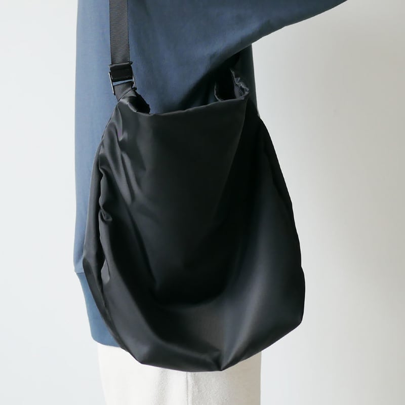 STYLECRAFT ブラックハンドバッグ STYLE CRAFT (スタイルクラフト) ゴートショルダーバッグ M
