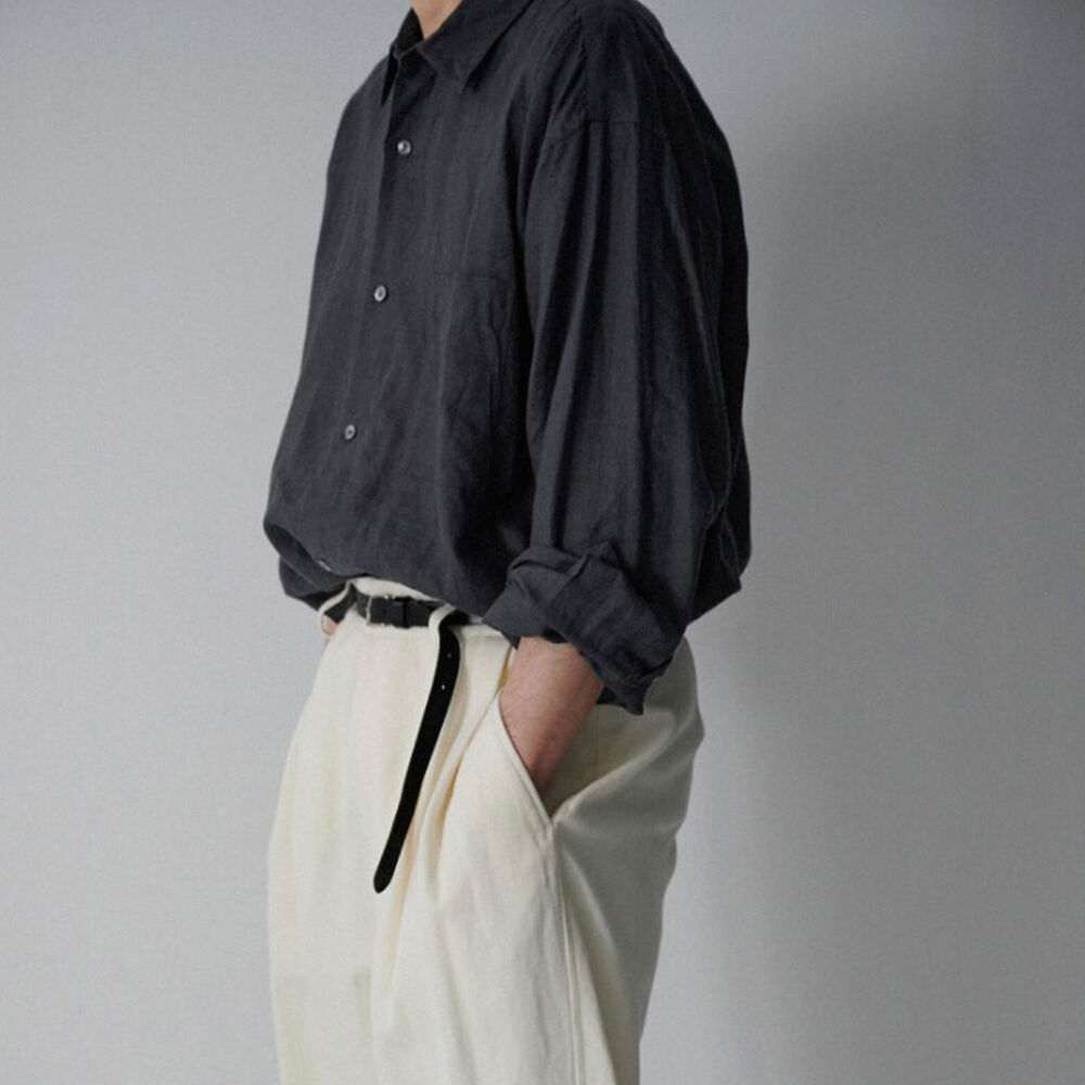 wirrow レギュラーカラーシャツ WIRROW｜ウィロウ｜タイプライターレギュラーカラーシャツ