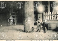 奈良・東大寺大仏殿内柱ぬけ・1907年〜1918年（明治40年4月〜大正7年3月）